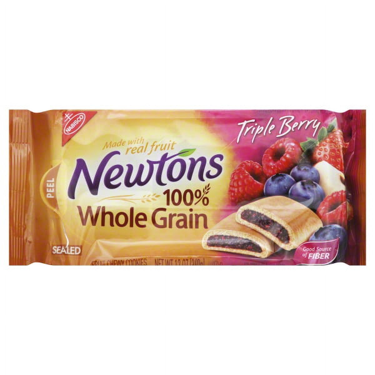Nabisco Newtons Whole Triple Berry Chewy Cookies, 12 Oz. - image 1 of 6