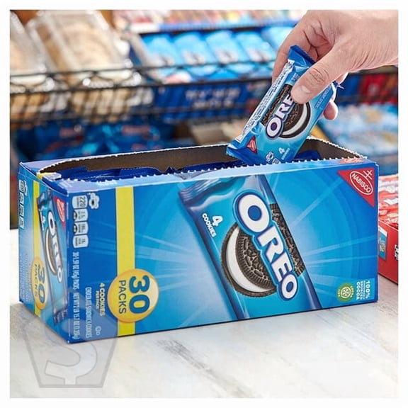 Nabisco Oreo 4-Count (1.59 oz.) Cookie Snack Pack - 120/Case