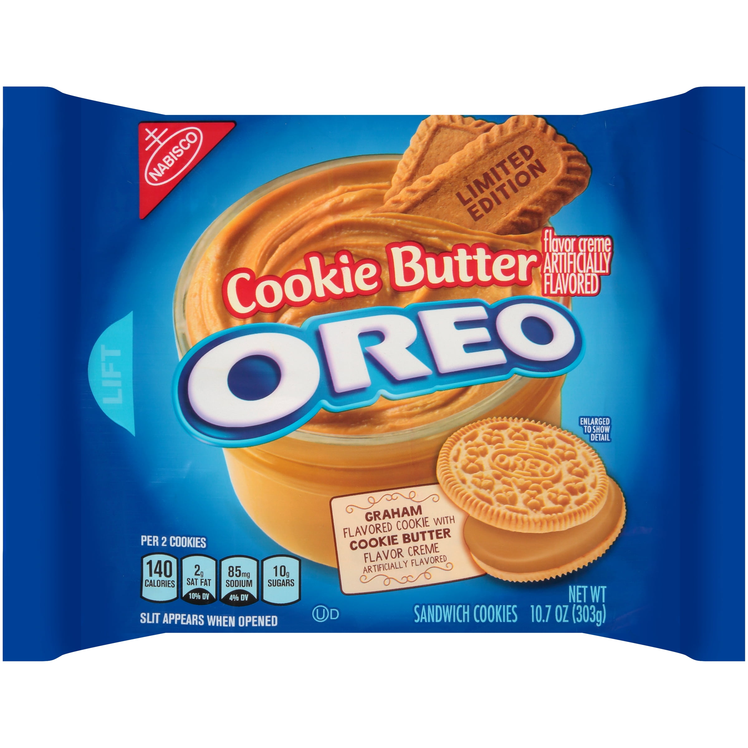 Nabisco Oreo Cookie Butter Sandwich Cookies, 10.7 Oz. - Walmart.com