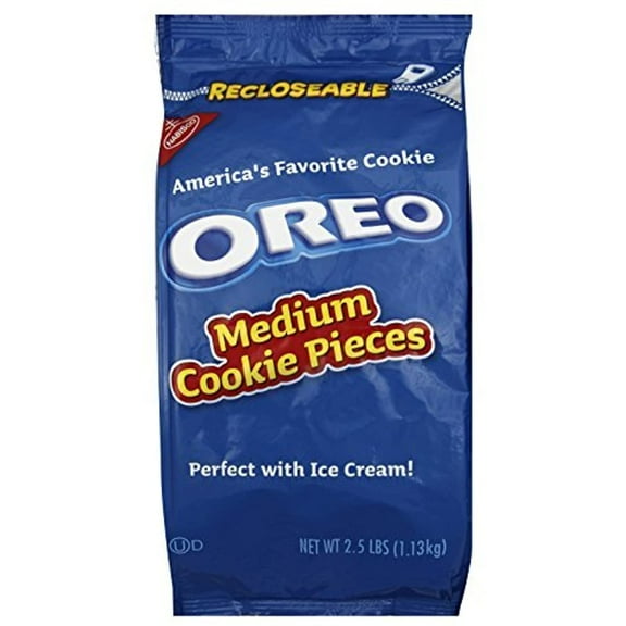 Nabisco Oreo, Medium Cookie Pieces, 2.5 Lbs. Resealable Bag (Individual)