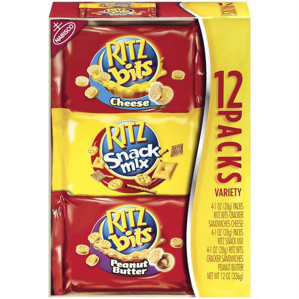 Nabisco Ritz Bites Cheese Snack Mix And Bites Peanut Butter Snack