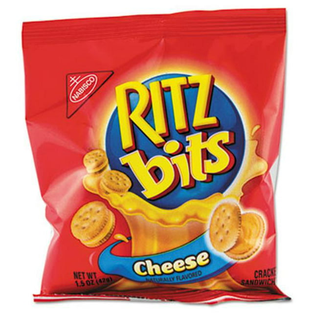 Nabisco Ritz Bits Cheese Cracker Sandwiches, 1.5 oz, 60 count - Walmart.com