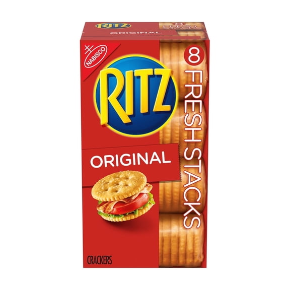 Nabisco Ritz Crackers Fresh Stacks Original 11.8 oz 8-Count Box (Pack of 4)