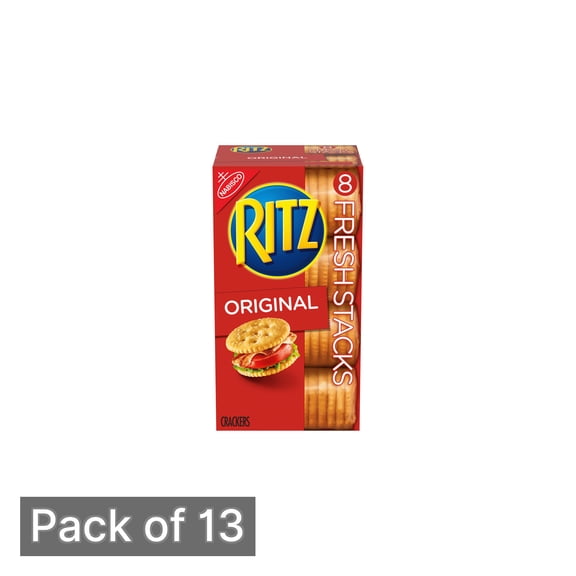 Nabisco Ritz Crackers Fresh Stacks Original 11.8 oz 8-Count Box (Pack of 13)