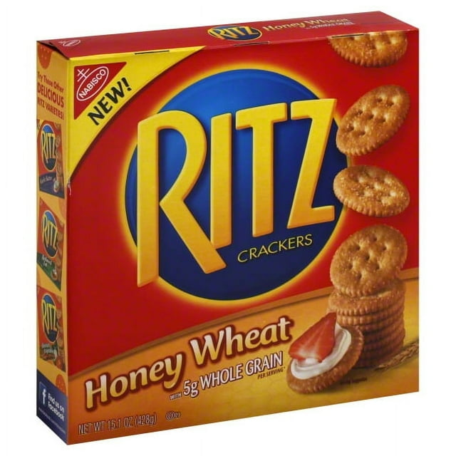 Nabisco Ritz Honey Wheat Crackers, 15.1 Oz.