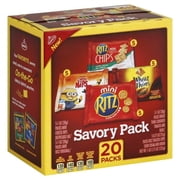 Nabisco Savory Variety Snack Pack, 18.75 Oz., 20 Count