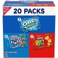 thumbnail image 1 of Nabisco Sweet & Savory Variety Pack, OREO, RITZ & CHIPS AHOY! Cookies & Crackers, 20 Snack Packs, 1 of 13