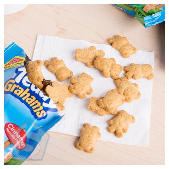 Nabisco Teddy Grahams .75 oz. Cinnamon Flavored Snack Pack - 150/Case
