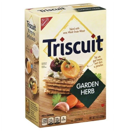 Nabisco Triscuit Garden Herb Crackers, 9 Oz.