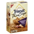 Nabisco Triscuit Parmesan Garlic Thin Crisps, High Fiber Cracker, 8 oz