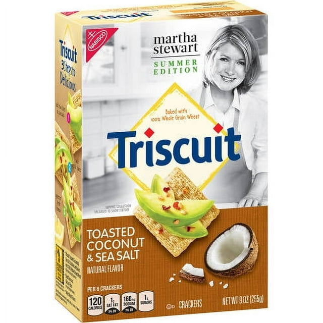 Nabisco Triscuit Toasted Coconut & Sea Salt Crackers, 9 Oz.