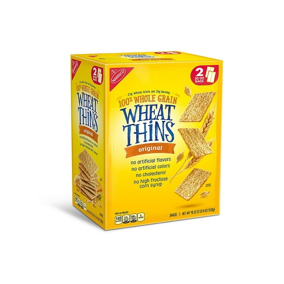 Nabisco Wheat Thins Original Flavor, 2ct, 40oz