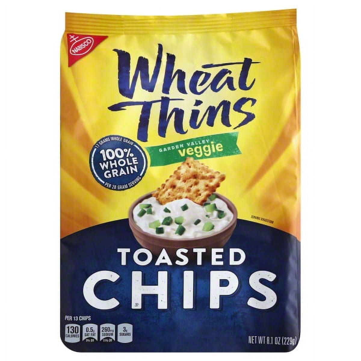 Nabisco Wheat Thins Veggie Toasted Chips, 8.1 Oz.