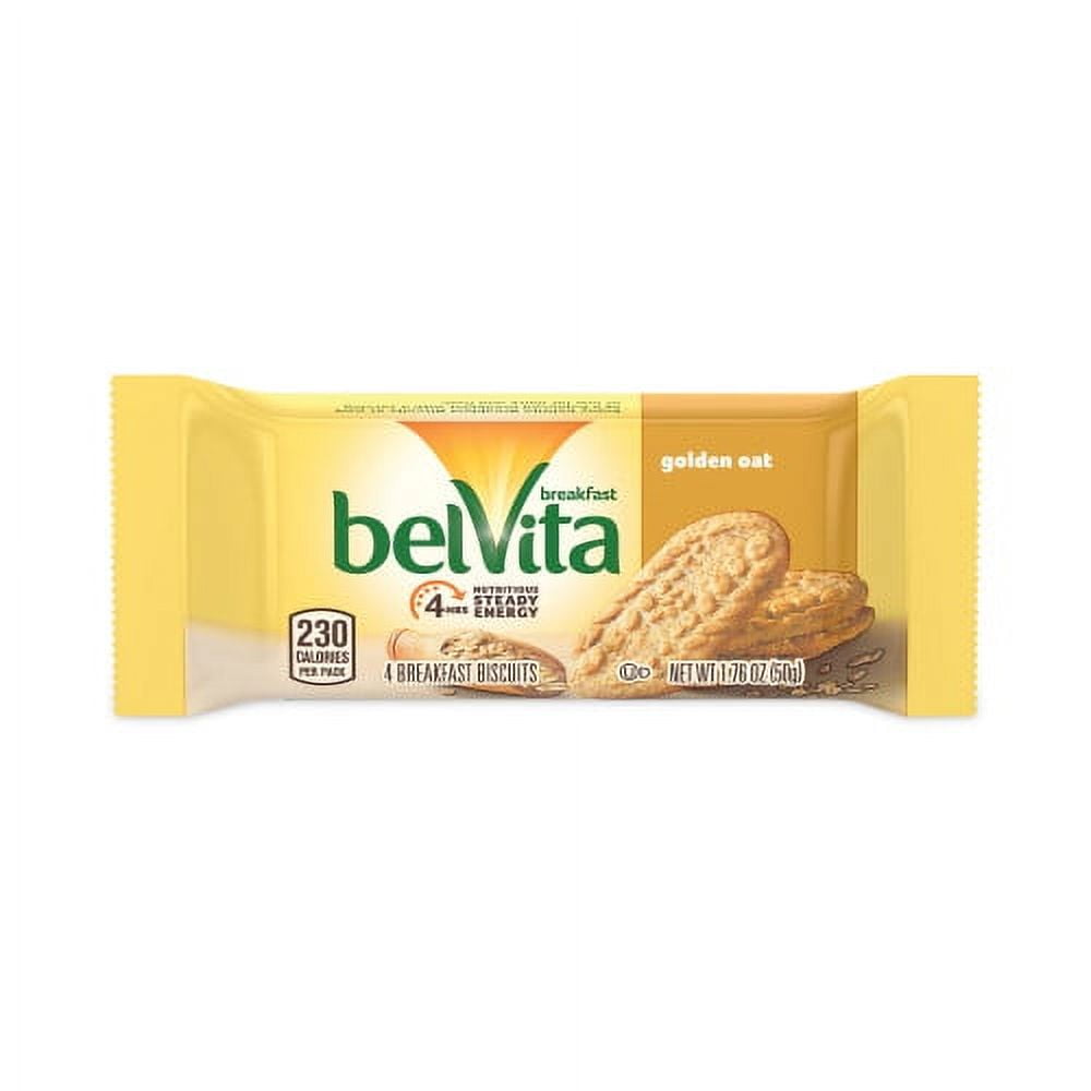belVita Breakfast Biscuits, Golden Oat, 1.76 oz Packet of 4, 12 Packets/Box, 3 Boxes/Carton, Ships in 1-3 Business Days belVita Breakfast Biscuits, Golden Oat, 1.76 oz Packet of 4, 12 Packets/Box, 3 Boxes/Carton, Ships in 1-3 Business Days