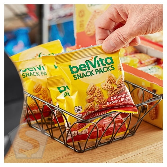 Nabisco belVita Cinnamon Brown Sugar Breakfast Biscuit Snack Pack 1 oz. - 120/Case
