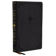 Nabre, New American Bible, Revised Edition, Catholic Bible, Large Print Edition, Leathersoft, Black, Thumb Indexed, Comf, Hardcover