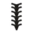 thumbnail image 1 of Nabtos Cotton Thongs Floral Lace Trim Women Female Underwear Panties Pack 6, 1 of 4