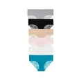 thumbnail image 1 of Nabtos Women Basic Panties Seamless Lace Bikini Female Underwear Pack 6, 1 of 7