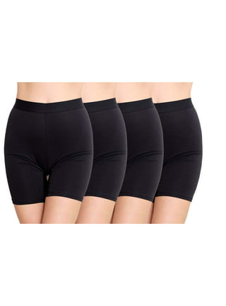 Joyspun Women's Cotton Hi Cut Bikini Panties, 6-Pack, Sizes S to