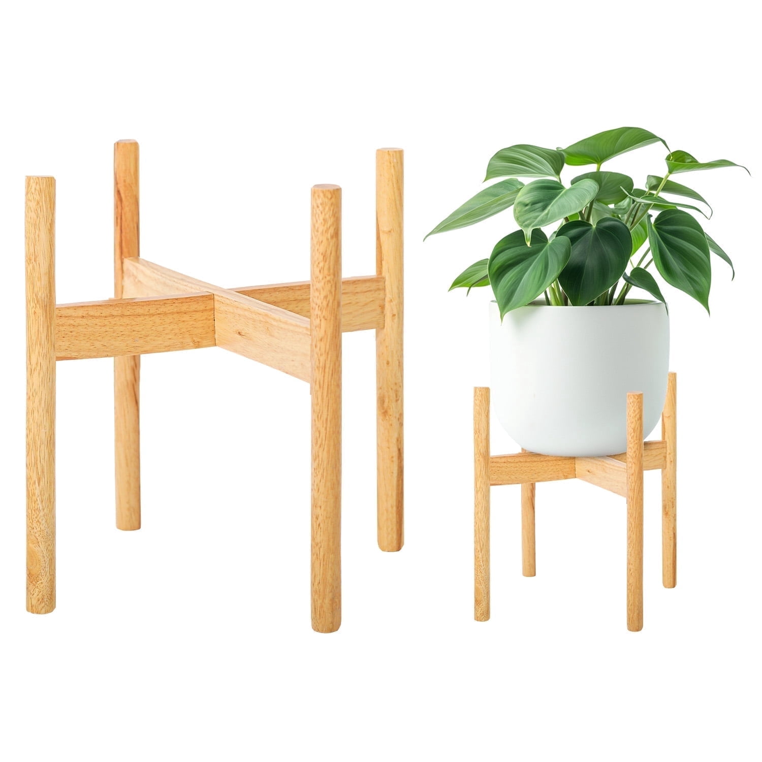 Nabytok Wood 11.9" x 12.5" Plant Stand Indoor