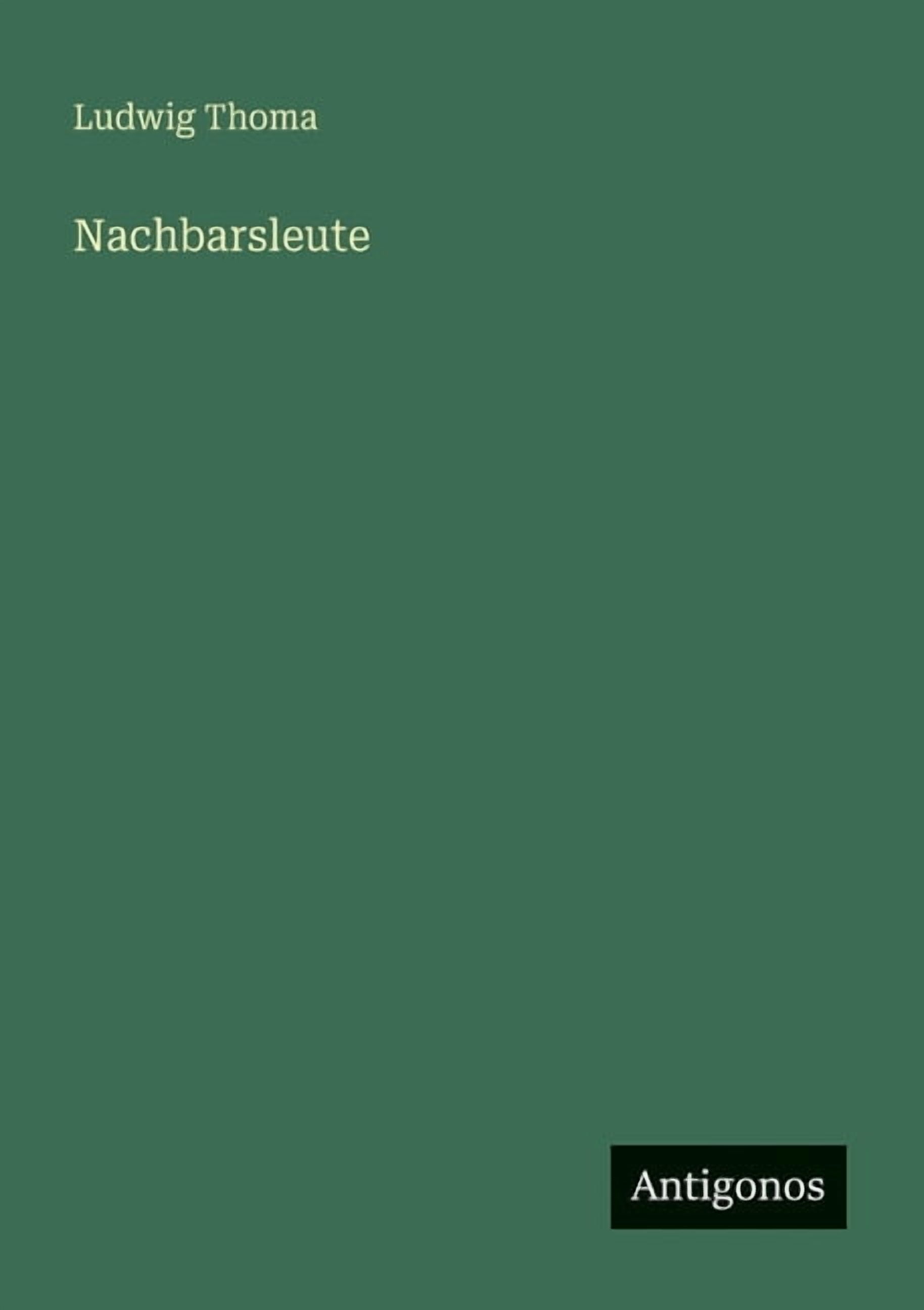 Nachbarsleute, (Paperback)
