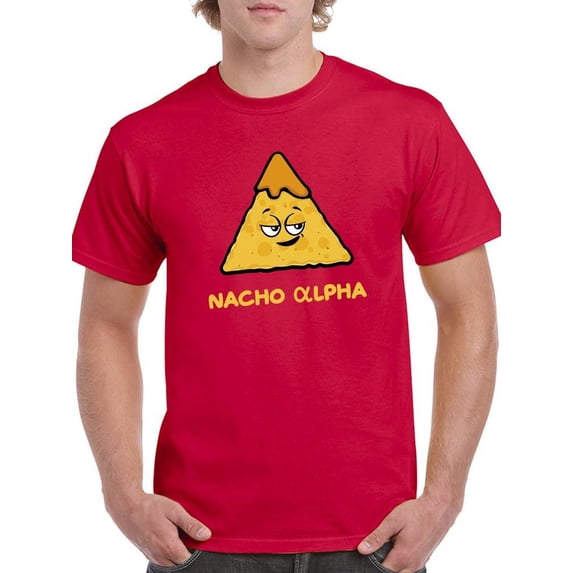 Nacho Alpha T-Shirt Men -Smartprints Designs, Male x-Large