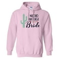 thumbnail image 1 of Nacho Average Bride Hoodie Sweatshirt Unisex 3X-Large Pink, 1 of 5