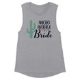 thumbnail image 1 of Nacho Average Bride Women's Muscle Tank Small Heather Grey, 1 of 5