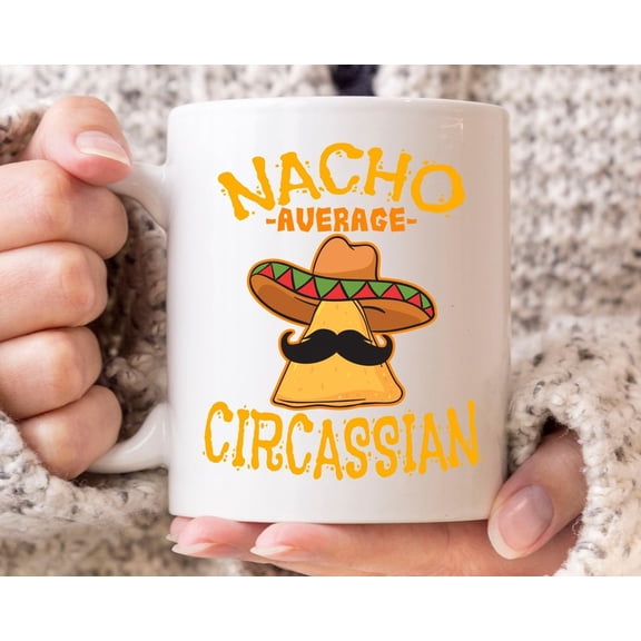 Nacho Average I1raqi Mug, Funny Cinco De Mayo Coffee Mug, I1raqi M1en And WoM1en Gift Mug, Mexico Taco Design, Nacho Lover Cup, Mustache Graphic