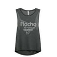 thumbnail image 1 of Nacho Average Mama Women's Fashion Sleeveless Muscle Workout Yoga Tank Top Charcoal Grey X-Large, 1 of 3