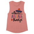 thumbnail image 1 of Nacho Average Mama Women's Muscle Tank 2X-Large Desert Pink, 1 of 5