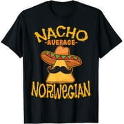 Nacho Average Norwegian Heritage Kingdom of Norway Roots T-Shirt