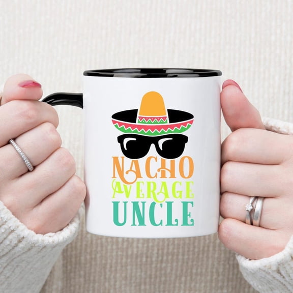 Nacho Average Samoan Mug, Funny Cinco De Mayo Coffee Mug, Samoan M1en And WoM1en Gift Mug, Mexico Taco Design, Nacho Lovers, Mustache Graphic