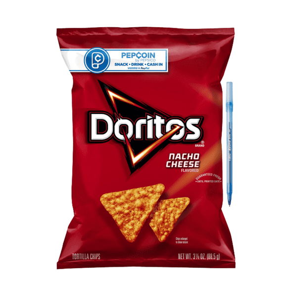 Nacho Cheese Flavored Tortilla Chips 3.1 oz