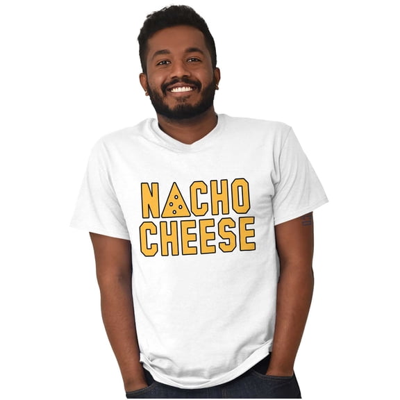 Nacho Cheese Funny Food Carbs Snacks Men's Graphic T Shirt Tees Brisco Brands S