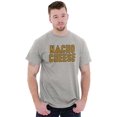 thumbnail image 1 of Nacho Cheese Funny Food Carbs Snacks Men's Graphic T Shirt Tees Brisco Brands X, 1 of 4
