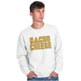 thumbnail image 1 of Nacho Cheese Funny Food Carbs Snacks Unisex Plus Fleece Graphic Sweatshirt Brisco Brands 2X, 1 of 5