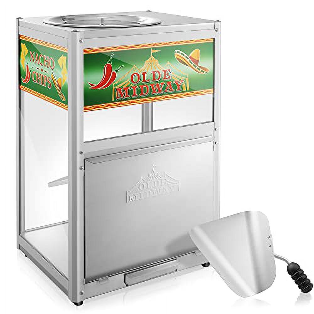 Nacho Chip Machine With Scoop, Grade Stainless Steel Concession Stand