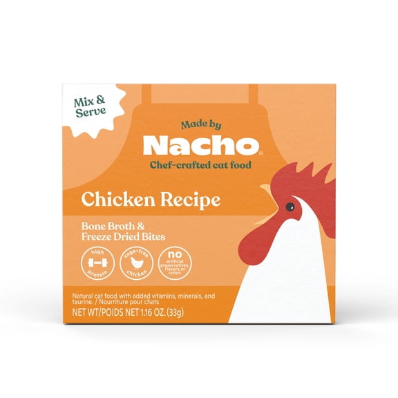 Made By Nacho Freeze Dried Chicken with Bone Broth MixIn