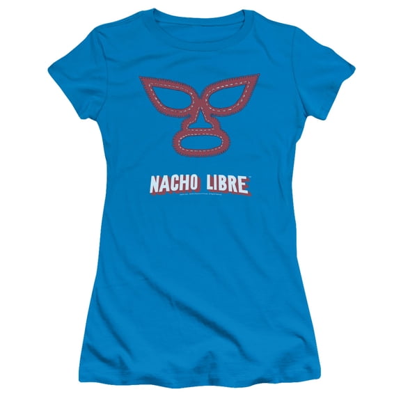 Nacho Libre - Mask - Juniors Teen Girls Cap Sleeve Shirt - Small