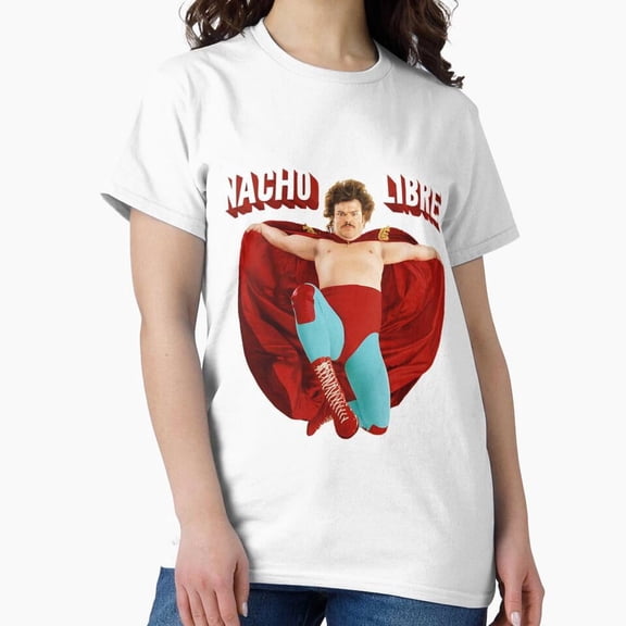 Nacho Libre Monastery Priest Mexican Lucha Libre Wrestling Comedy T-Shirt