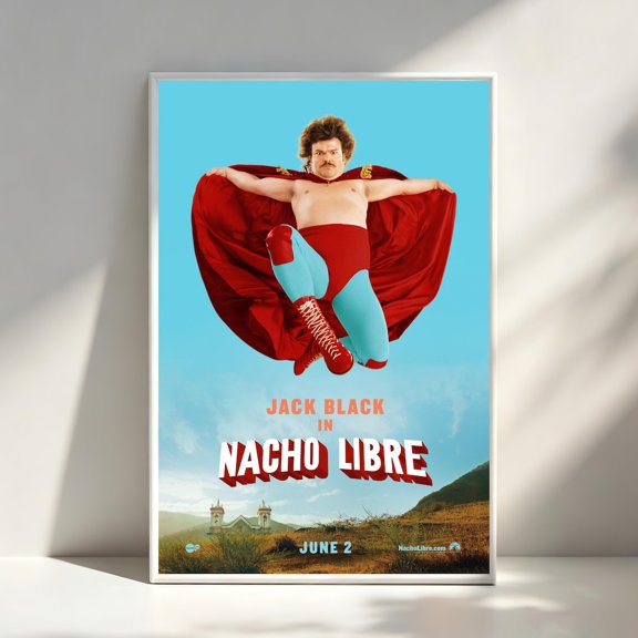 Nacho Libre Movie Room Decor Gifts Home Wall Art, Unframed Poster