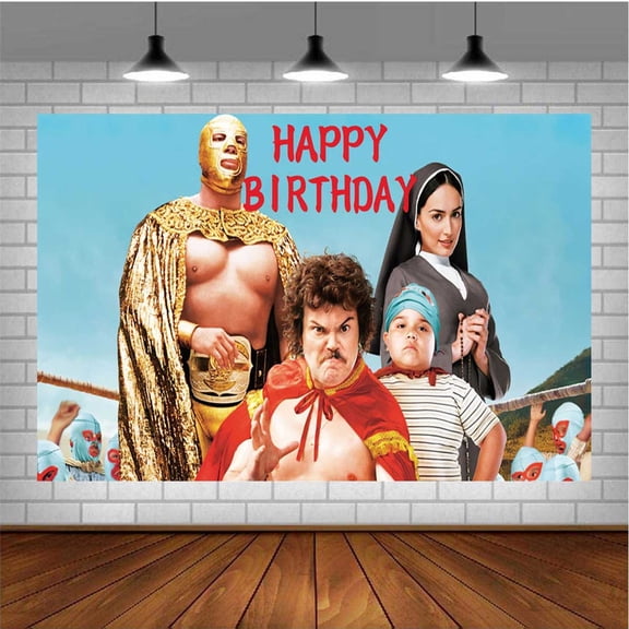 Nacho Libre Banner Poster Wall Decor Birthday Backdrop Background Party Supplies Taspestry