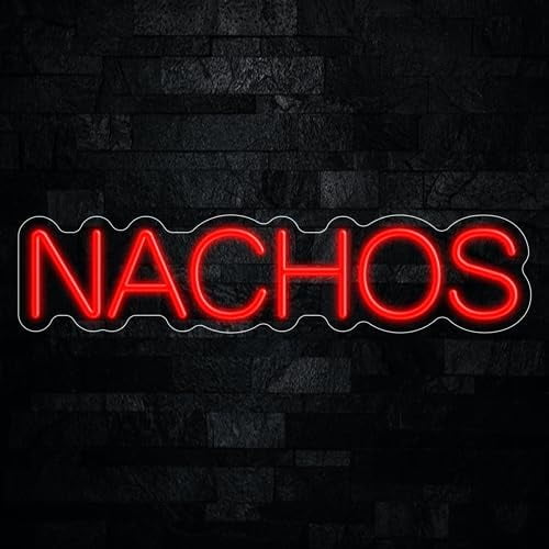 Nachos LED Neon Sign 26"L x 6"H #32503