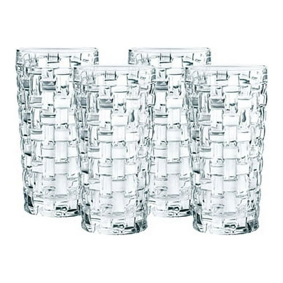 "Nachtmann Bossa Nova Long Drink Glasses (4-Pack) Dancing Stars Bossa Nova Long Drink Glasses"