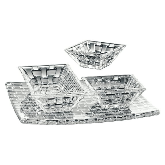 Nachtmann Dancing Stars Bossa Nova 4 Piece Crystal Serving Set