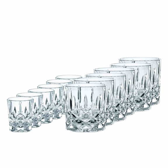 Nachtmann Noblesse 12-Piece Party Drinkware Set, Clear