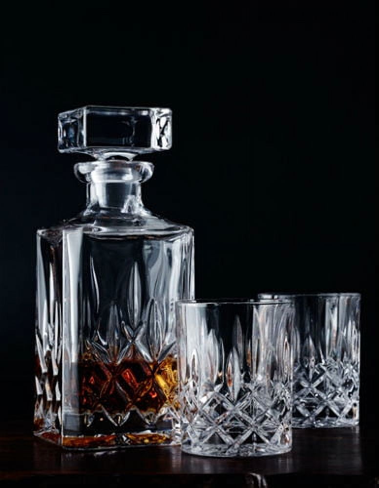 Nachtmann Noblesse Whisky Decanter and Tumbler Set Decanter With 2 Tumblers and 4 Longdrink Glasses