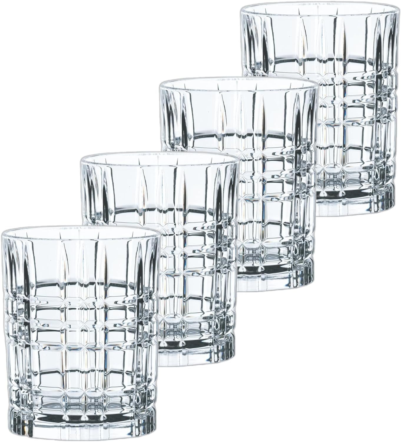 Nachtmann Classix Double Old Fashioned Glasses - Set Of 4, 11oz, Lead-Free Crystal