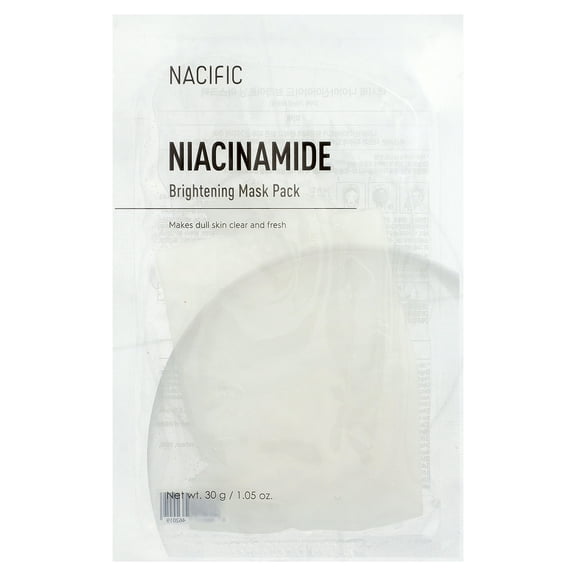 Nacific Brightening Beauty Mask Pack, Niacinamide, 1 Sheet, 1.05 oz (30 g)